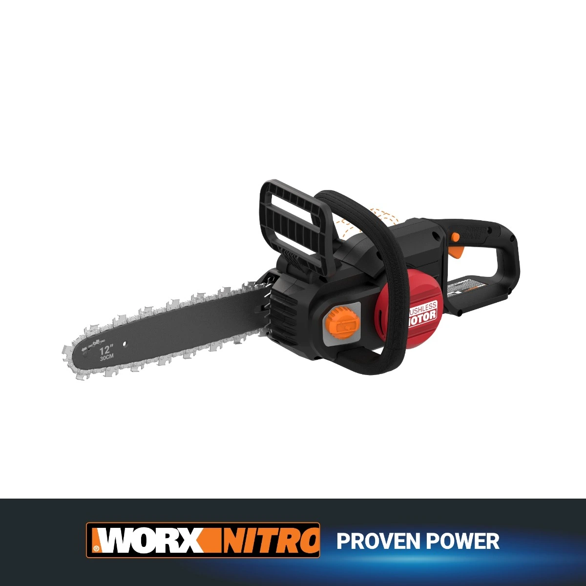 Nitro 20V Brushless 12" Cordless Chainsaw - Tool Only