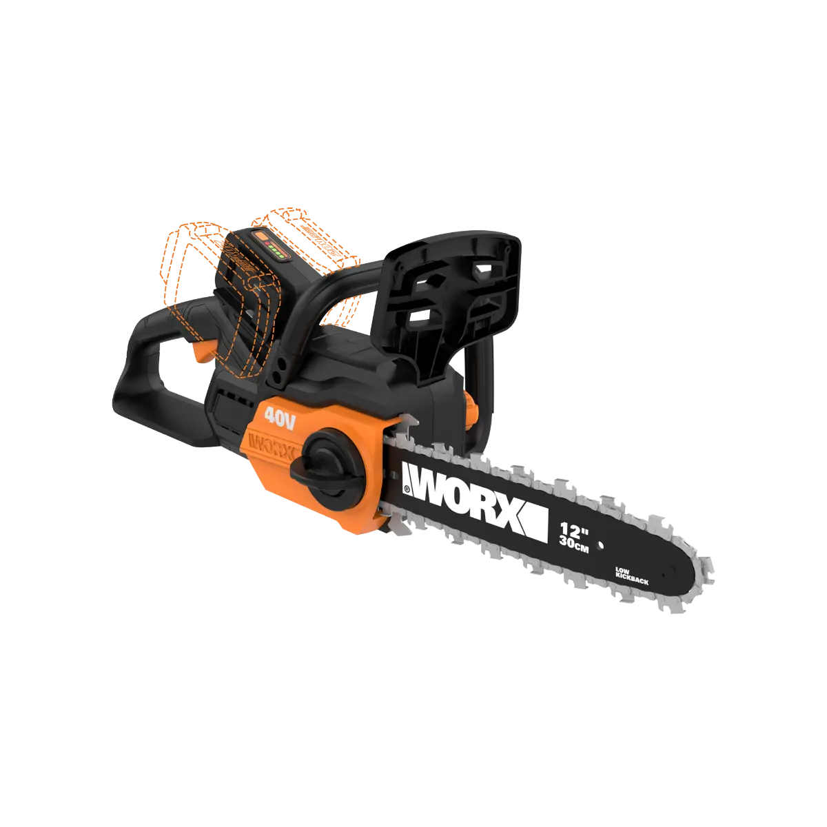 40V Power Share 12" Cordless Chainsaw w/ Auto Tension - Tool Only (Discontinued) 40V Power Share 12" Cordless Chainsaw w/ Auto Tension - Tool Only (Discontinued)