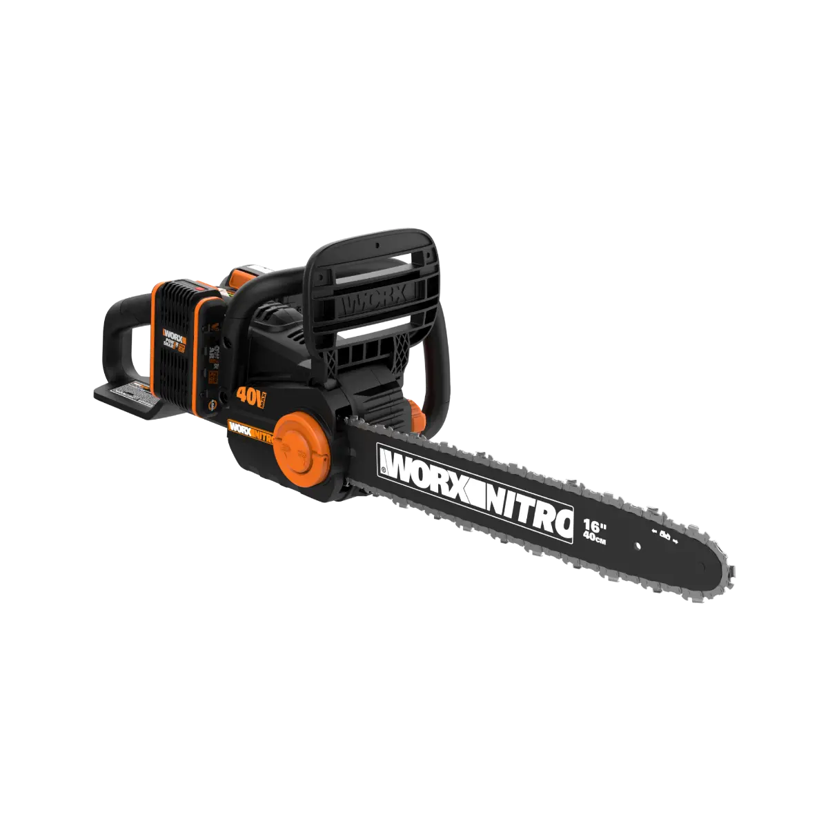 Nitro 40V Power Share Cordless 16" Chainsaw with Brushless Motor Nitro 40V Power Share Cordless 16" Chainsaw with Brushless Motor
