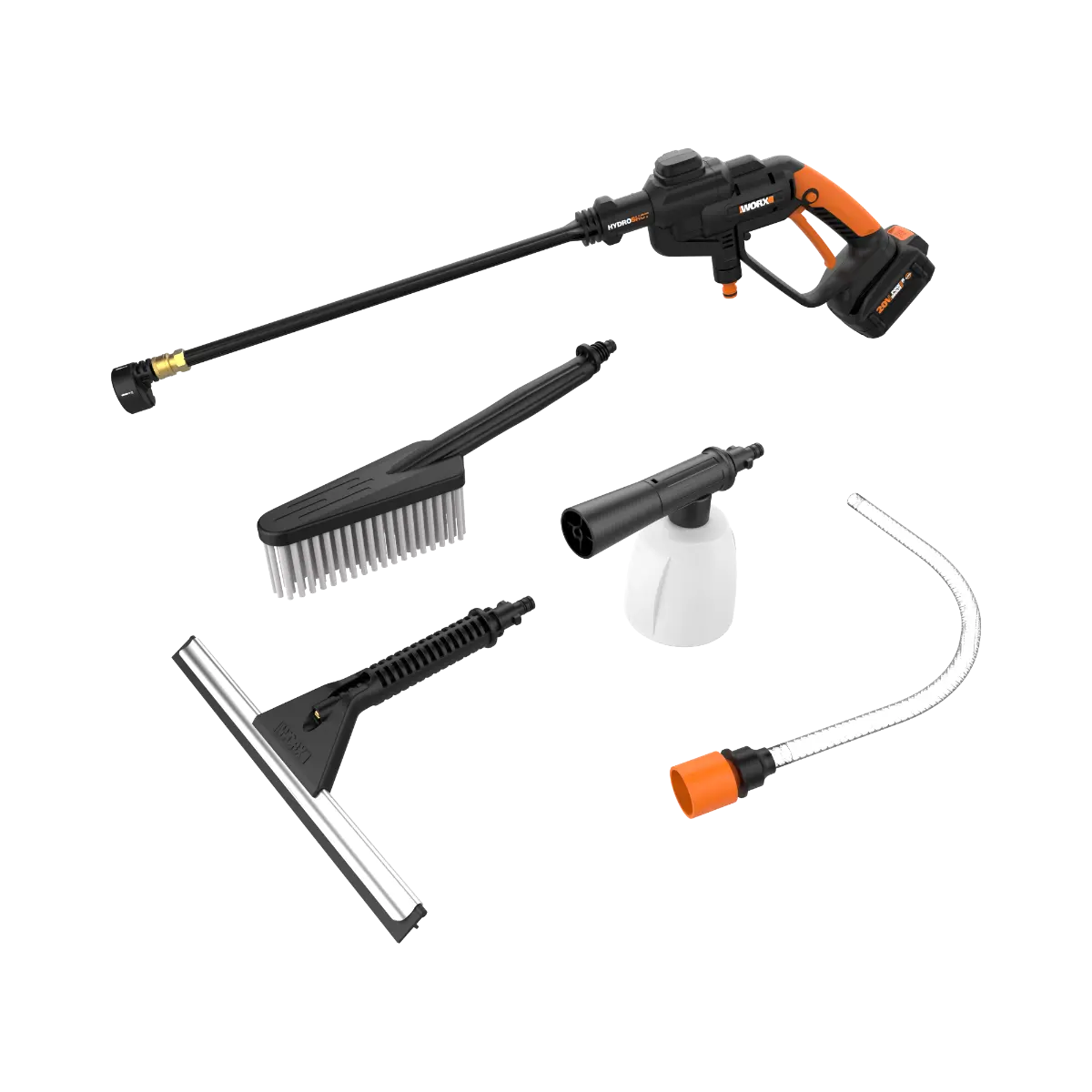 20V 415 MAX PSI Hydroshot Cleaning Bundle with Accessories 20V 415 MAX PSI Hydroshot Cleaning Bundle with Accessories