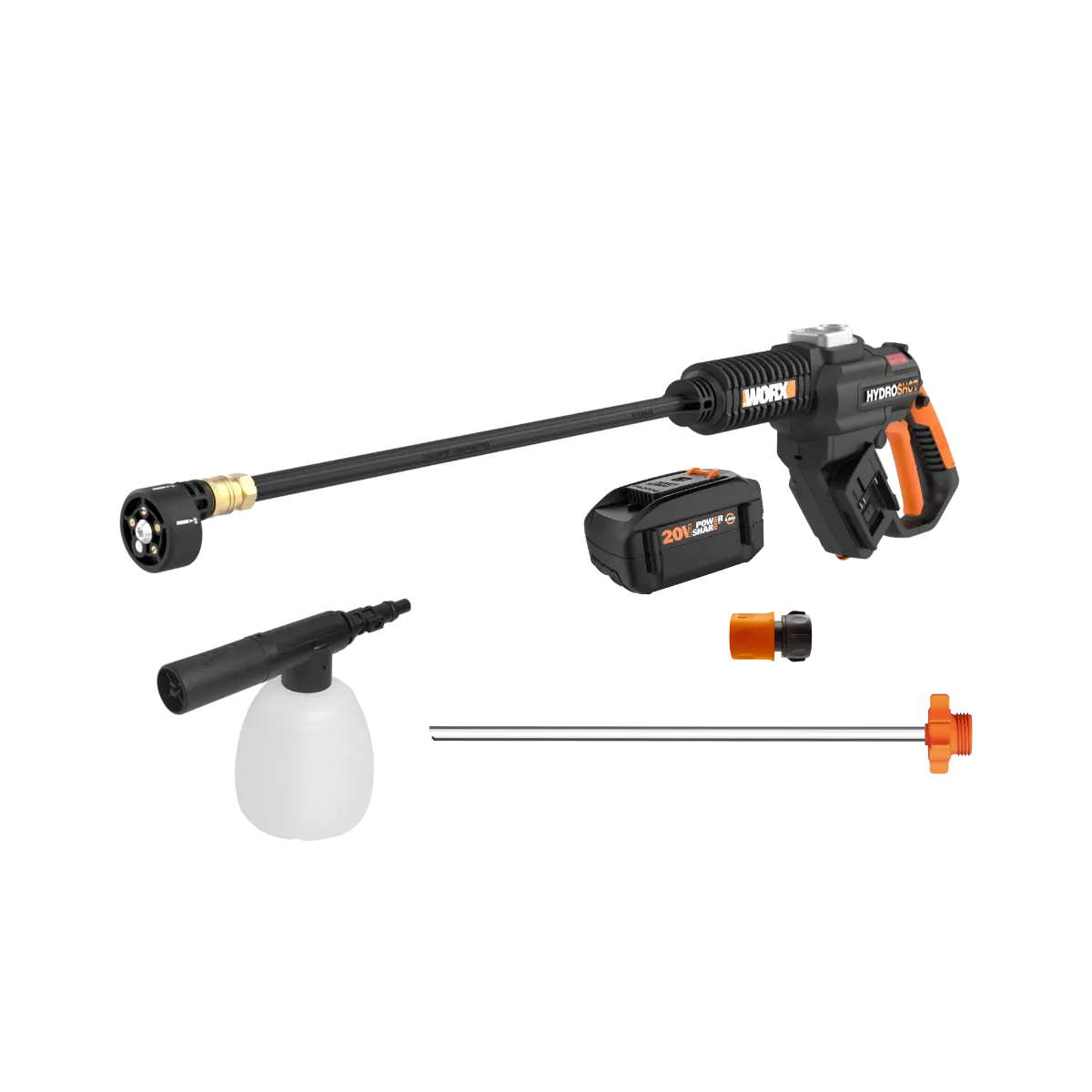 20V Power Share Hydroshot Portable Power Cleaner w/ Cleaning Accessories and 4.0Ah Battery 20V Power Share Hydroshot Portable Power Cleaner w/ Cleaning Accessories and 4.0Ah Battery
