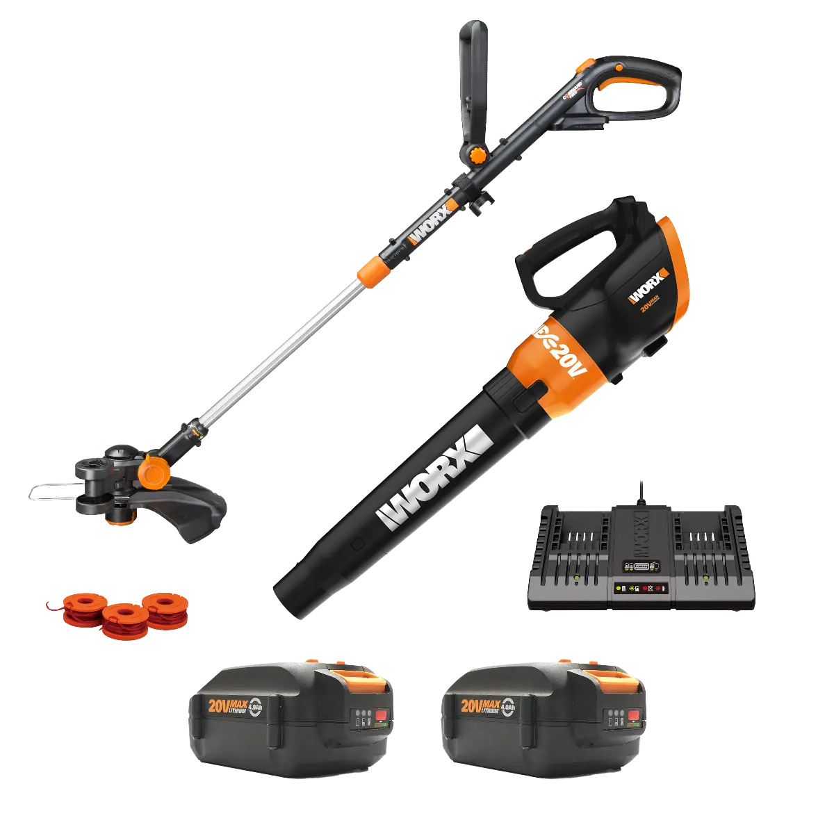 20V Power Share GT Revolution 4.0 Ah String Trimmer/Edger/Mini-Mower & Turbine Blower Kit (Discontinued) 20V Power Share GT Revolution 4.0 Ah String Trimmer/Edger/Mini-Mower & Turbine Blower Kit (Discontinued)