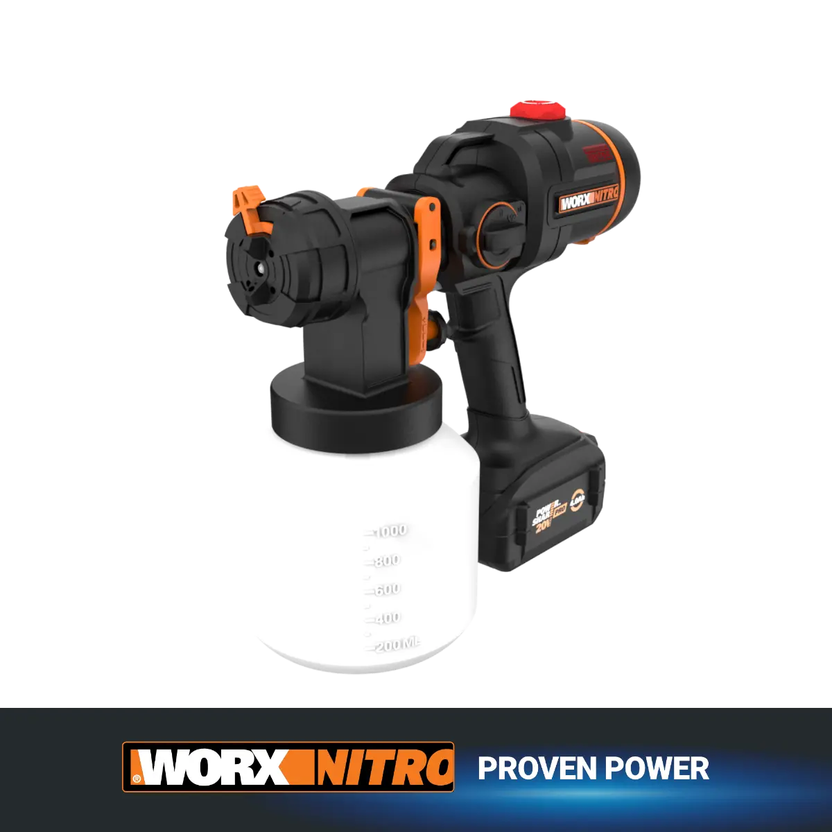 Nitro 20V Cordless Paint Sprayer with Brushless Motor Nitro 20V Cordless Paint Sprayer with Brushless Motor