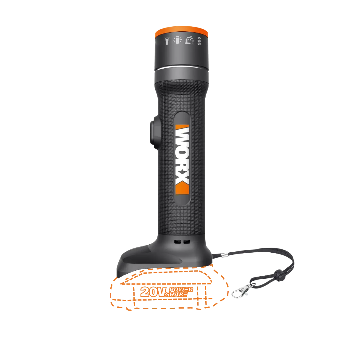 20V Power Share Multi-Function LED Flashlight - Tool Only