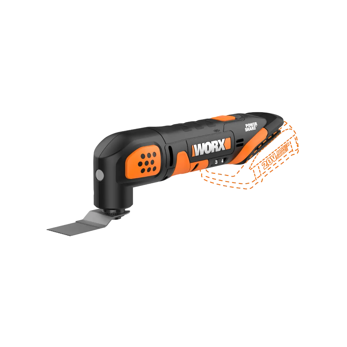 20V Power Share Cordless Oscillating Multi-Tool - Tool Only (Discontinued) 20V Power Share Cordless Oscillating Multi-Tool - Tool Only (Discontinued)