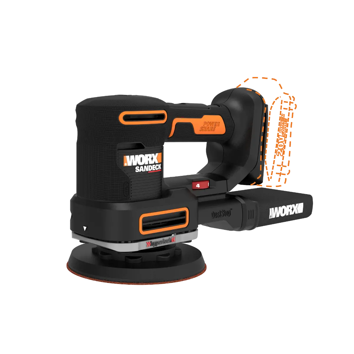 20V Power Share Sandeck 5-IN-1 Multi-Sander - Tool Only 20V Power Share Sandeck 5-IN-1 Multi-Sander - Tool Only