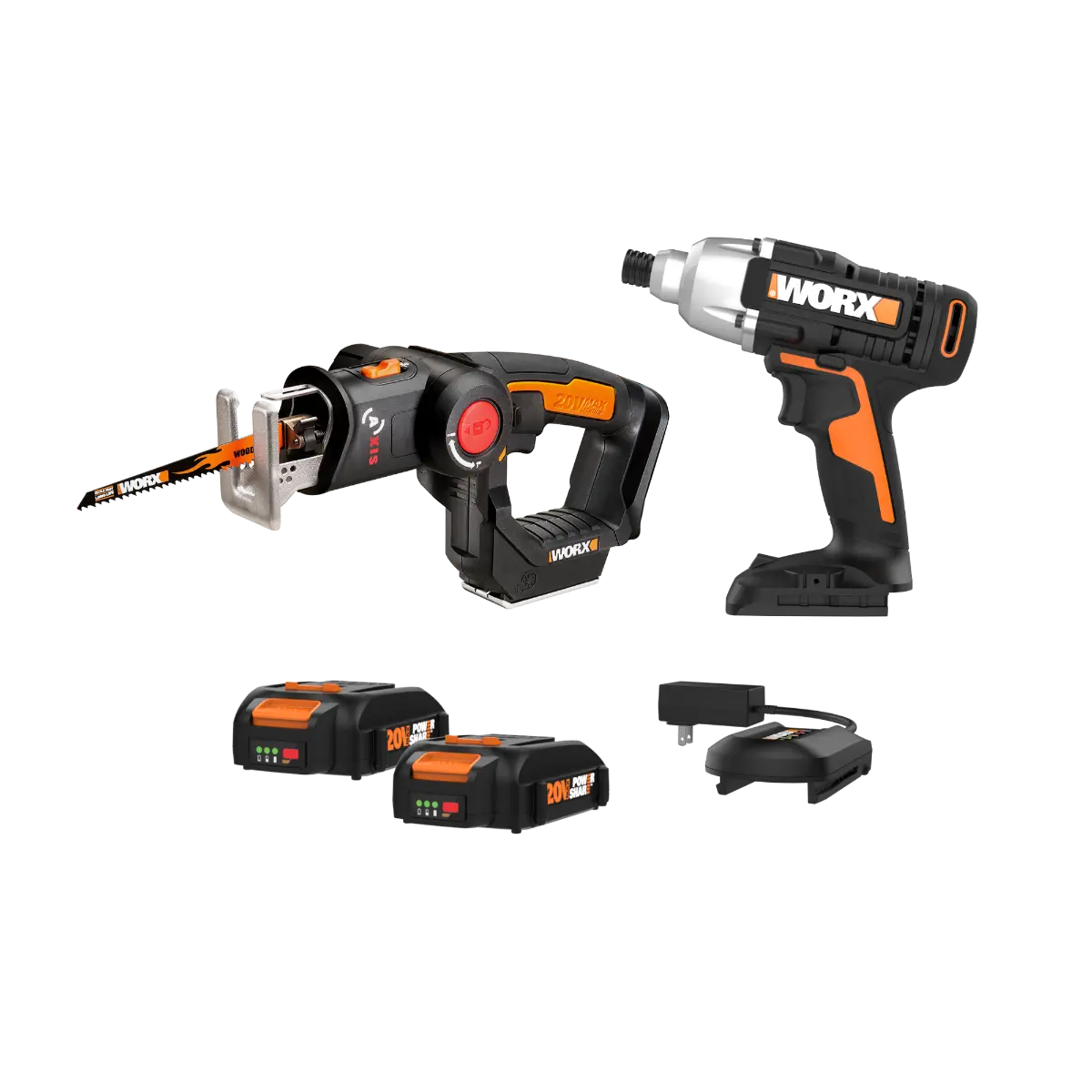 20V Axis 2-in-1 Saw & Impact Driver DIY Combo Kit 20V Axis 2-in-1 Saw & Impact Driver DIY Combo Kit