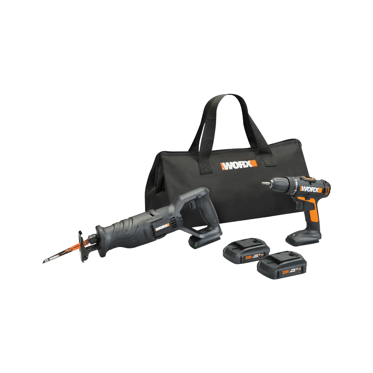 20V Power Share Drill & Reciprocating Saw Combo Kit (Discontinued) 20V Power Share Drill & Reciprocating Saw Combo Kit (Discontinued)