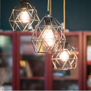 Illuminate your living room with a variety of pendant lights and chandeliers