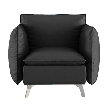 Stonehenge Modern Steelet Single Sofa